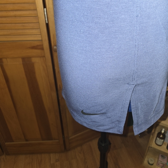 Nike Women's Short Sleeve Tee Dress in Purple - Picture 5 of 5